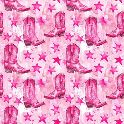 Rodeo Rose Pattern 4 Minky Fabric