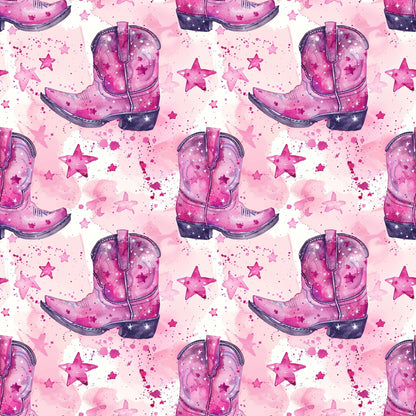 Rodeo Rose Pattern 9 Minky Fabric