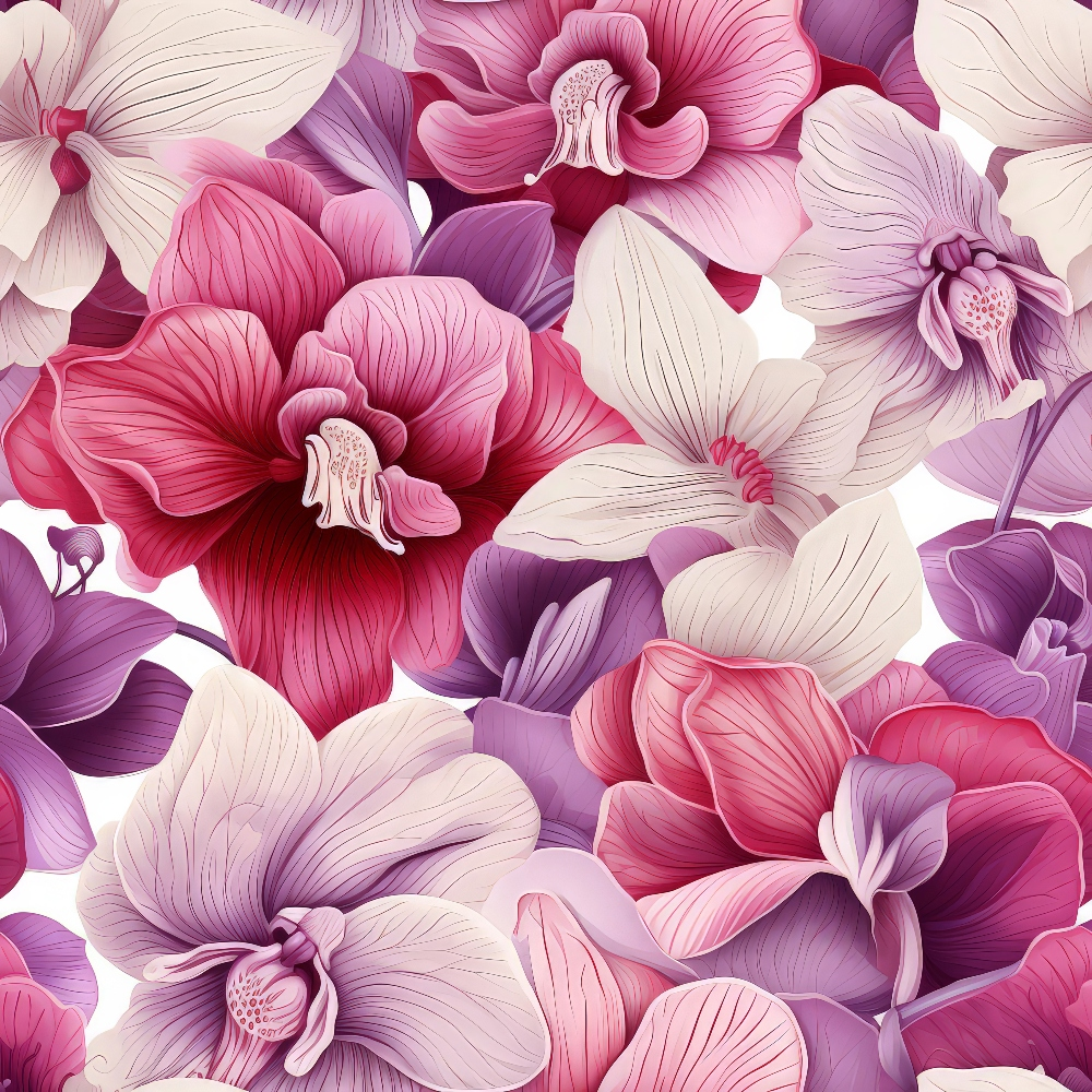Twilight Blooms Pattern 2 Minky Fabric