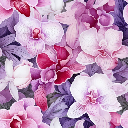 Twilight Blooms Pattern 4 Minky Fabric