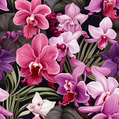 Twilight Blooms Pattern 6 Minky Fabric