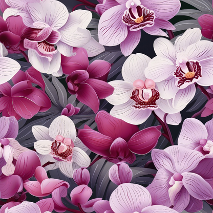 Twilight Blooms Pattern 7 Minky Fabric