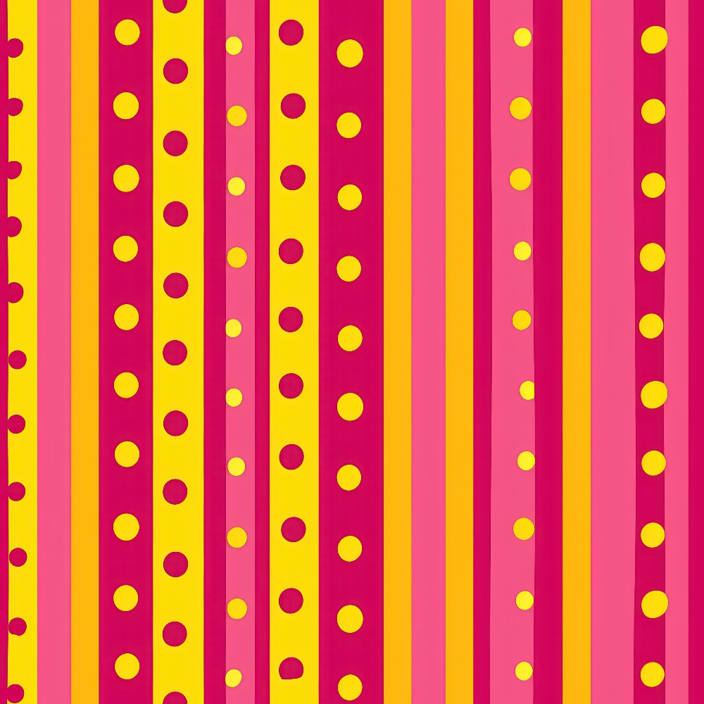 Raspberry Lemonade Pattern 1 Minky Fabric