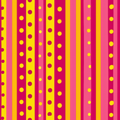 Raspberry Lemonade Pattern 1 Minky Fabric