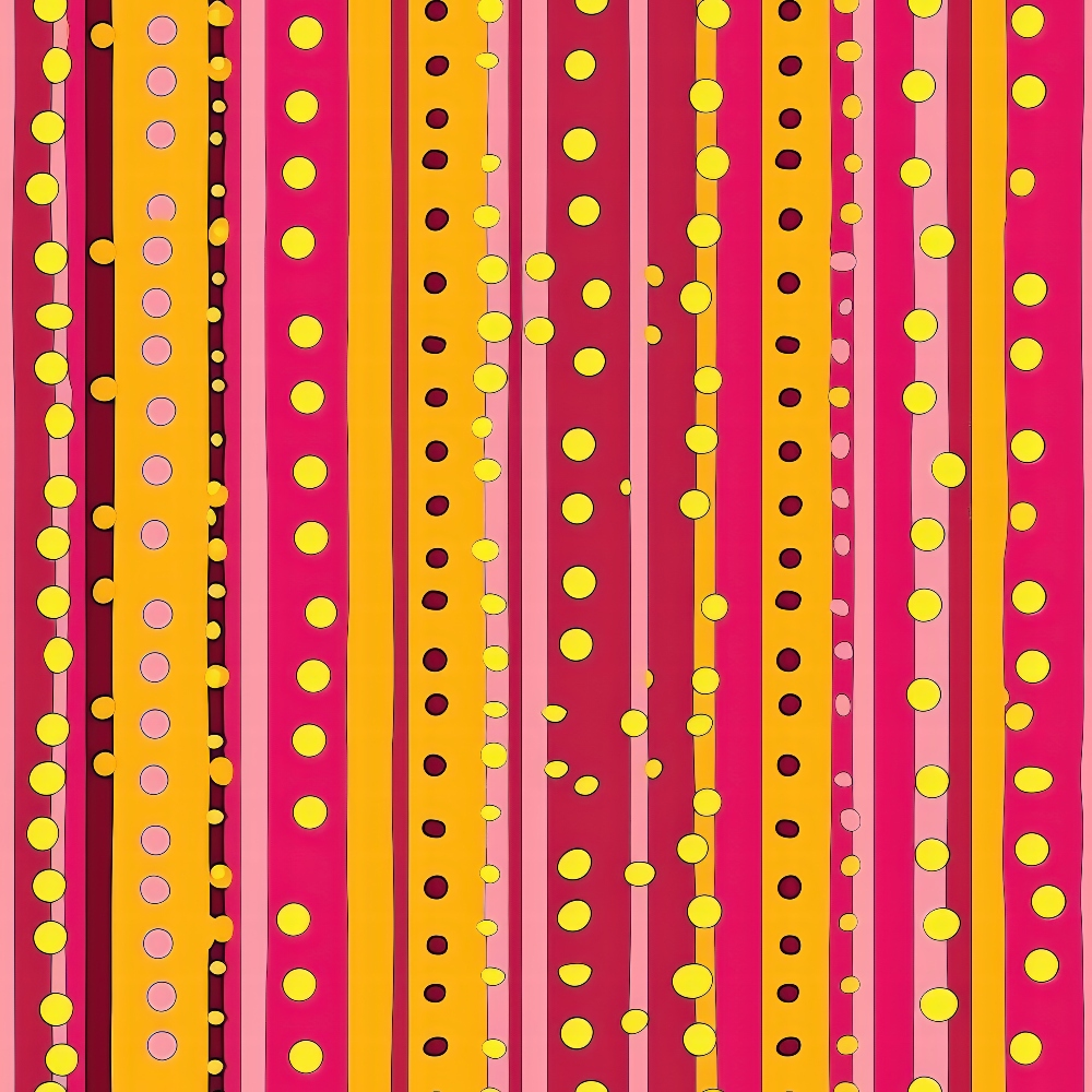 Raspberry Lemonade Pattern 2 Minky Fabric