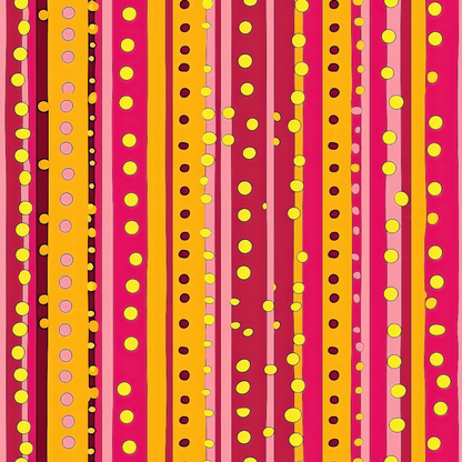 Raspberry Lemonade Pattern 2 Minky Fabric