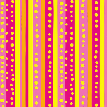 Raspberry Lemonade Pattern 3 Minky Fabric