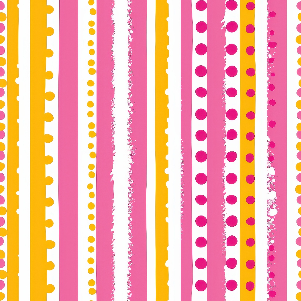 Raspberry Lemonade Pattern 4 Minky Fabric