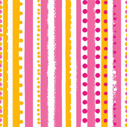Raspberry Lemonade Pattern 4 Minky Fabric