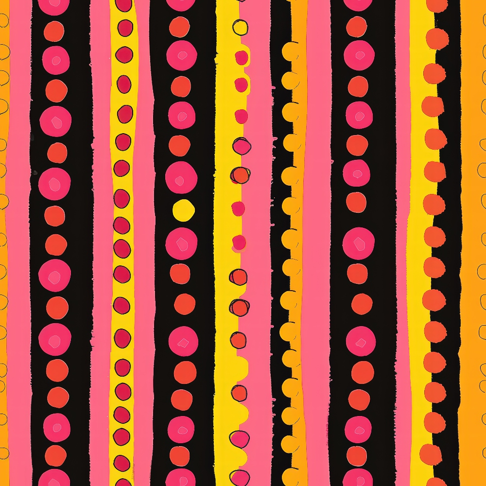 Raspberry Lemonade Pattern 7 Minky Fabric