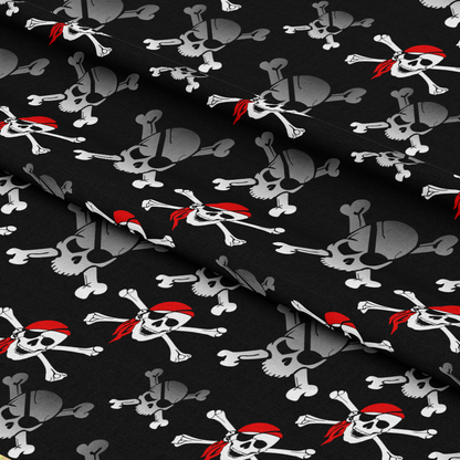 Pirate Skull Quilting Cotton Fabric