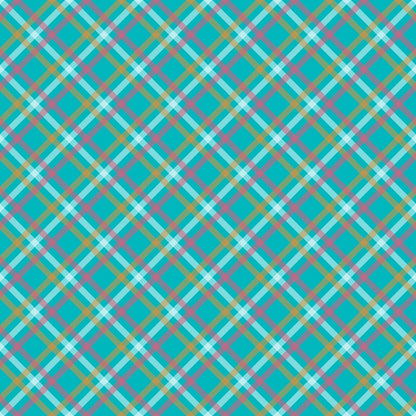 Plaid for Summer Pattern 1 Quilting Cotton Fabric
