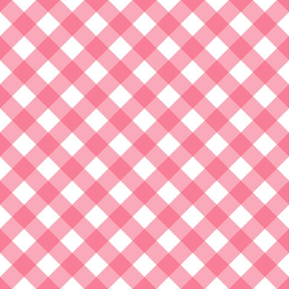 Berry Picnic Checks Pattern 10 Minky Fabric