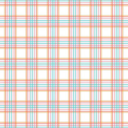 Plaid for Summer Pattern 11 Quilting Cotton Fabric