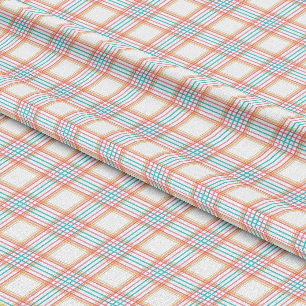 Plaid for Summer Pattern 11 Quilting Cotton Fabric