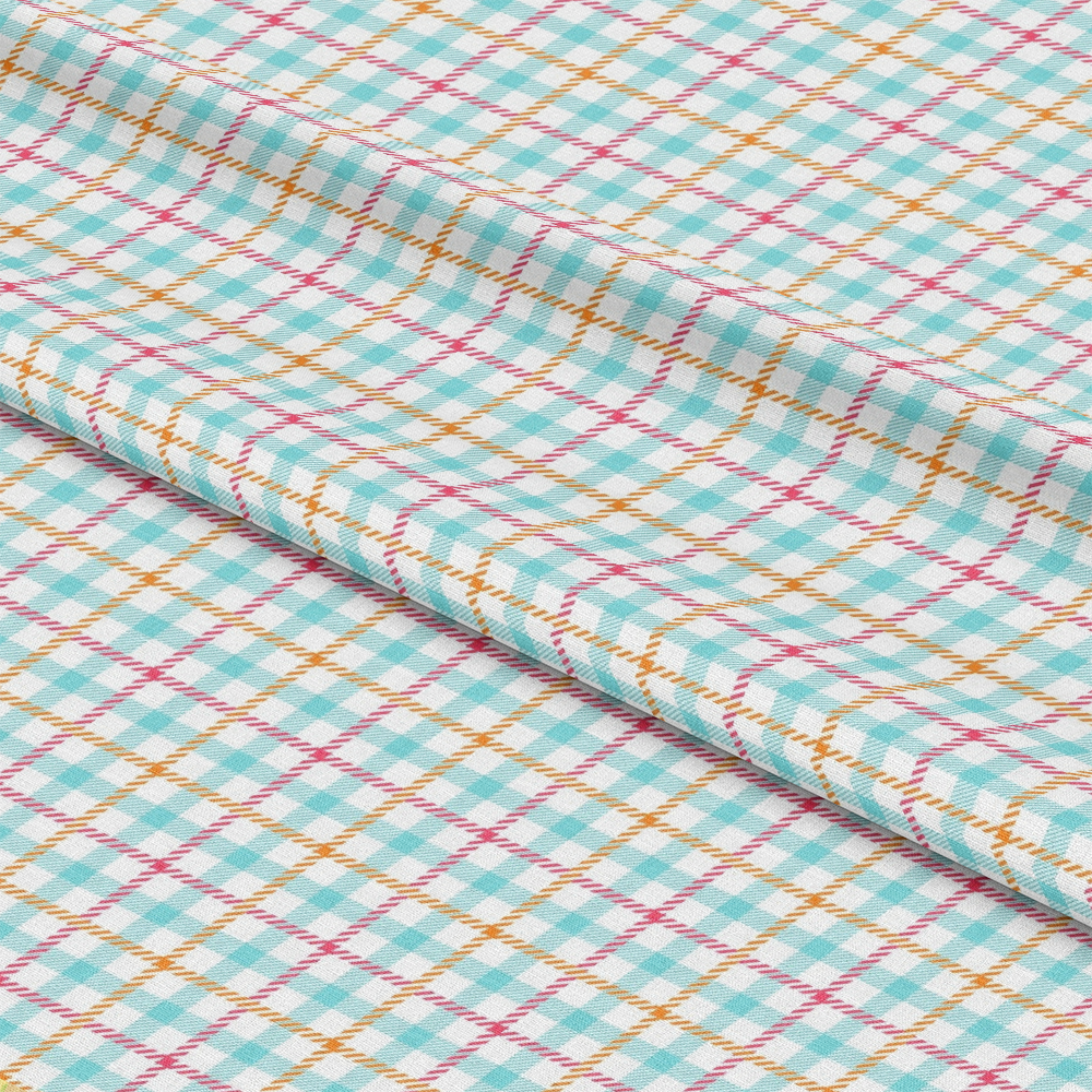 Plaid for Summer Pattern 12 Quilting Cotton Fabric
