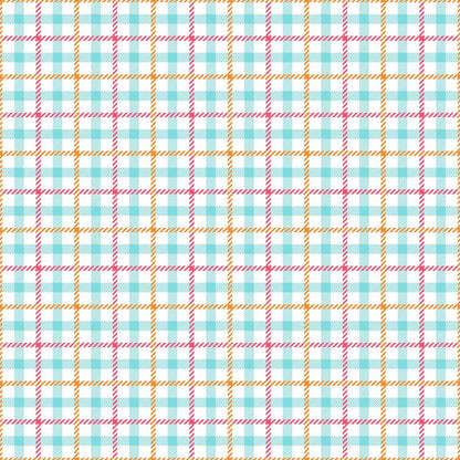 Berry Picnic Checks Pattern 12 Minky Fabric