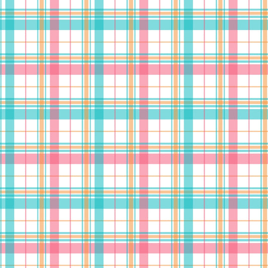 Plaid for Summer Pattern 14 Quilting Cotton Fabric