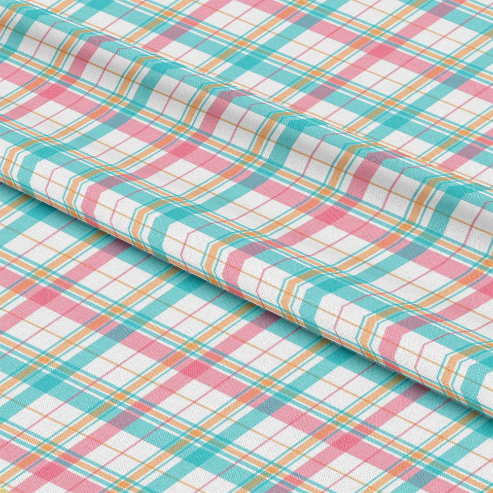 Plaid for Summer Pattern 14 Quilting Cotton Fabric