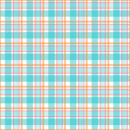 Plaid for Summer Pattern 2 Quilting Cotton Fabric