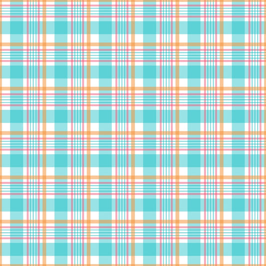 Plaid for Summer Pattern 2 Quilting Cotton Fabric