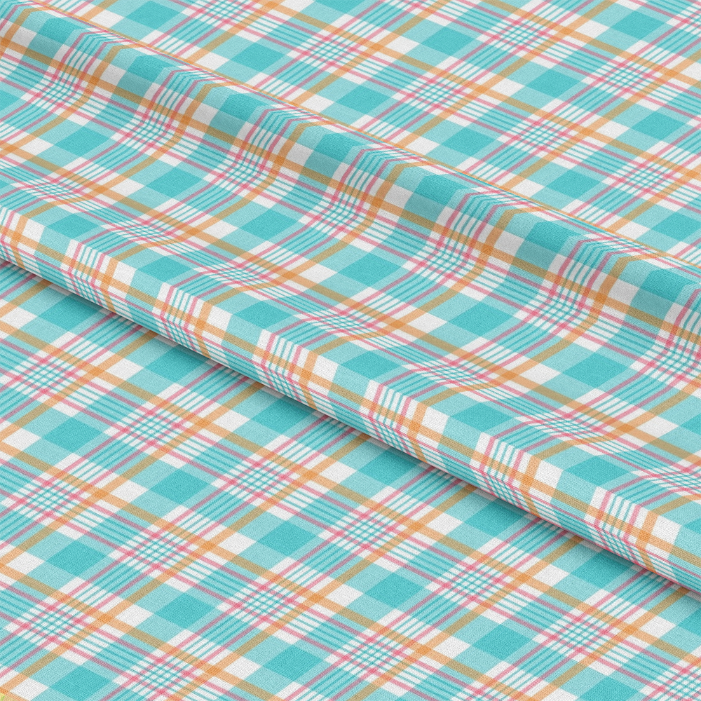 Plaid for Summer Pattern 2 Quilting Cotton Fabric