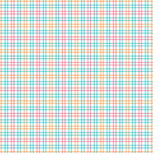 Plaid for Summer Pattern 3 Quilting Cotton Fabric