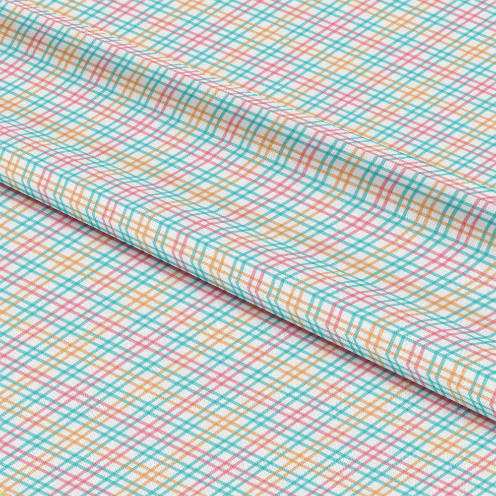 Plaid for Summer Pattern 3 Quilting Cotton Fabric