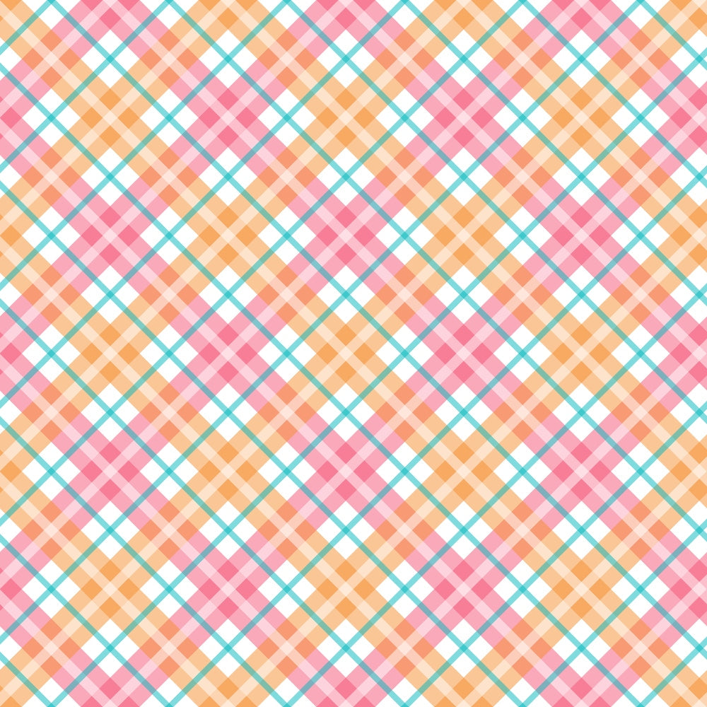 Plaid for Summer Pattern 4 Quilting Cotton Fabric