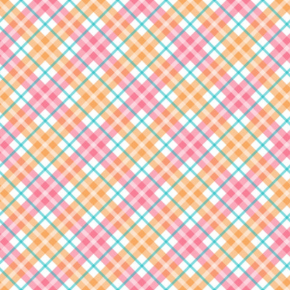 Plaid for Summer Pattern 4 Quilting Cotton Fabric