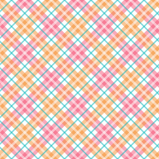 Plaid for Summer Pattern 4 Quilting Cotton Fabric
