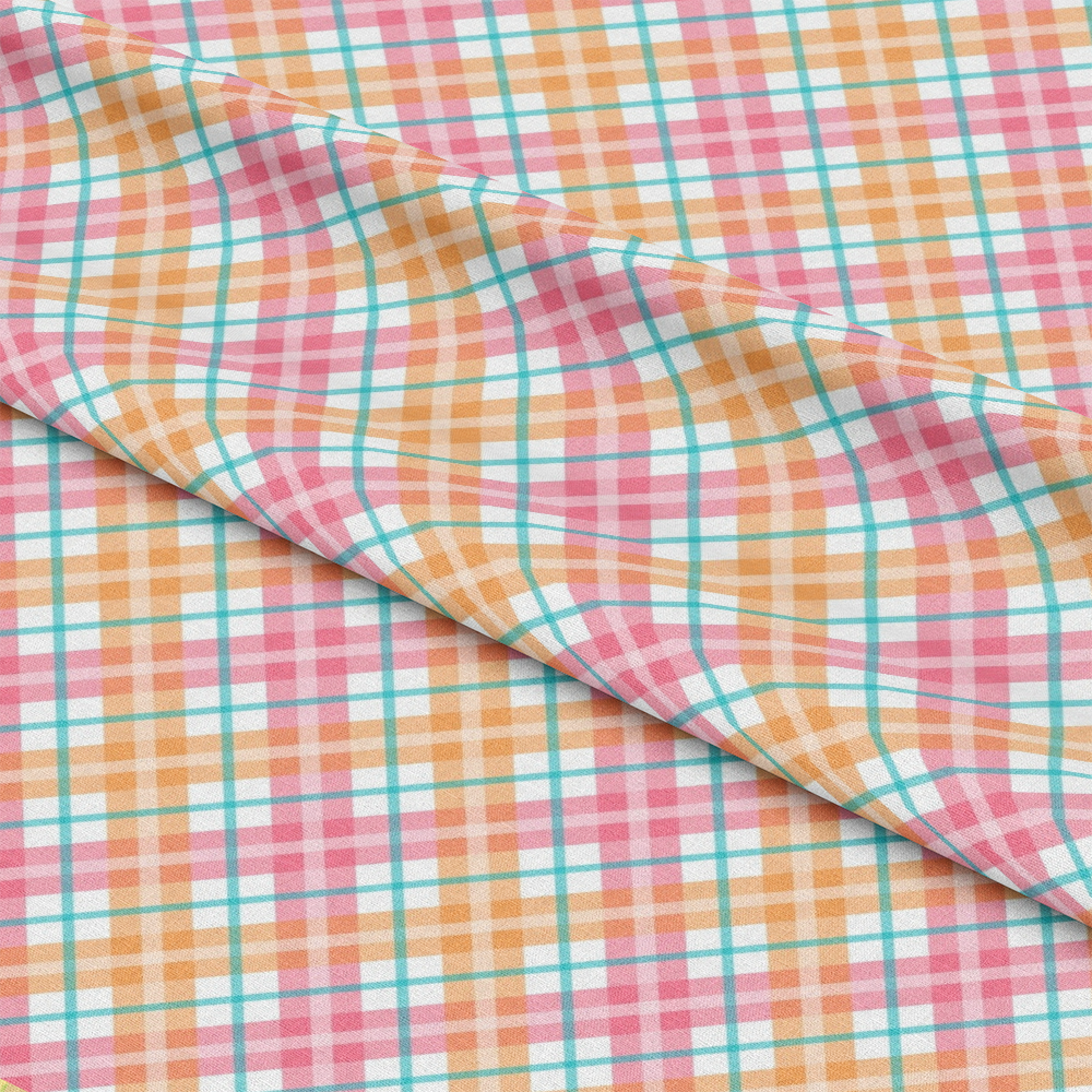 Plaid for Summer Pattern 4 Quilting Cotton Fabric