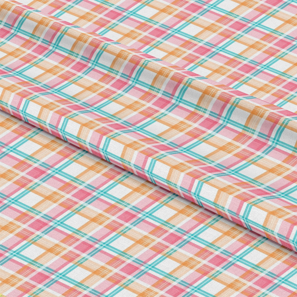 Plaid for Summer Pattern 5 Quilting Cotton Fabric