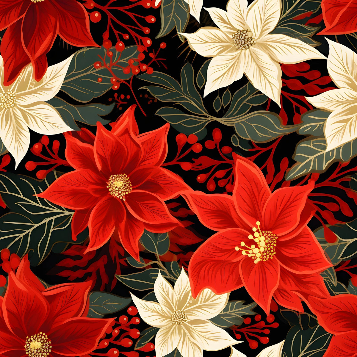 Gilded Noel Pattern 11 Minky Fabric