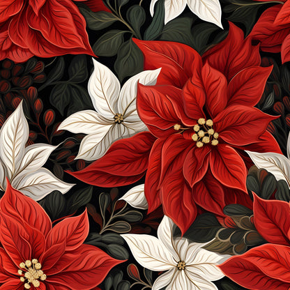 Gilded Noel Pattern 4 Minky Fabric