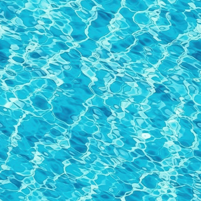 Aqua Currents Pattern 11 Minky Fabric