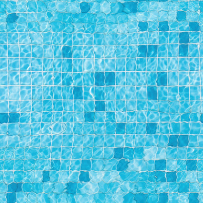 Aqua Currents Pattern 6 Minky Fabric