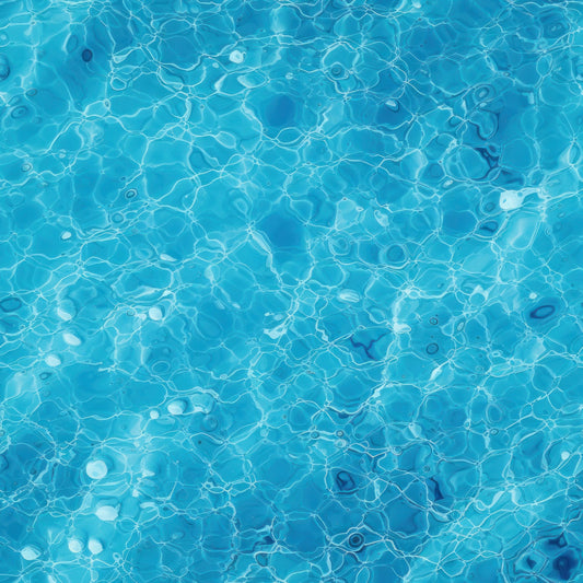 Aqua Currents Pattern 9 Minky Fabric
