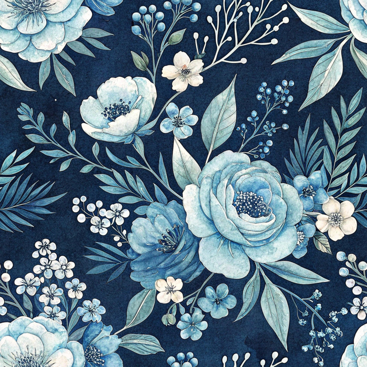 Harbor Blossoms Pattern 14 Minky Fabric