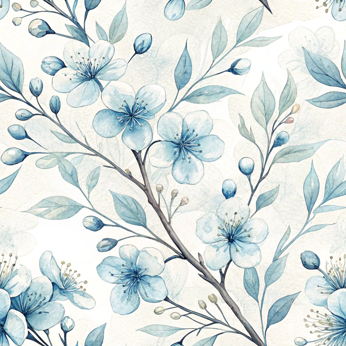 Harbor Blossoms Pattern 15 Minky Fabric
