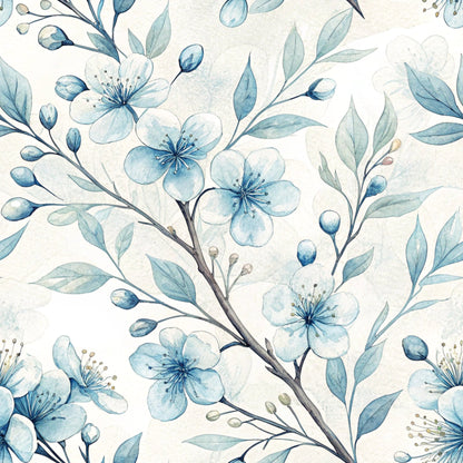 Harbor Blossoms Pattern 15 Minky Fabric
