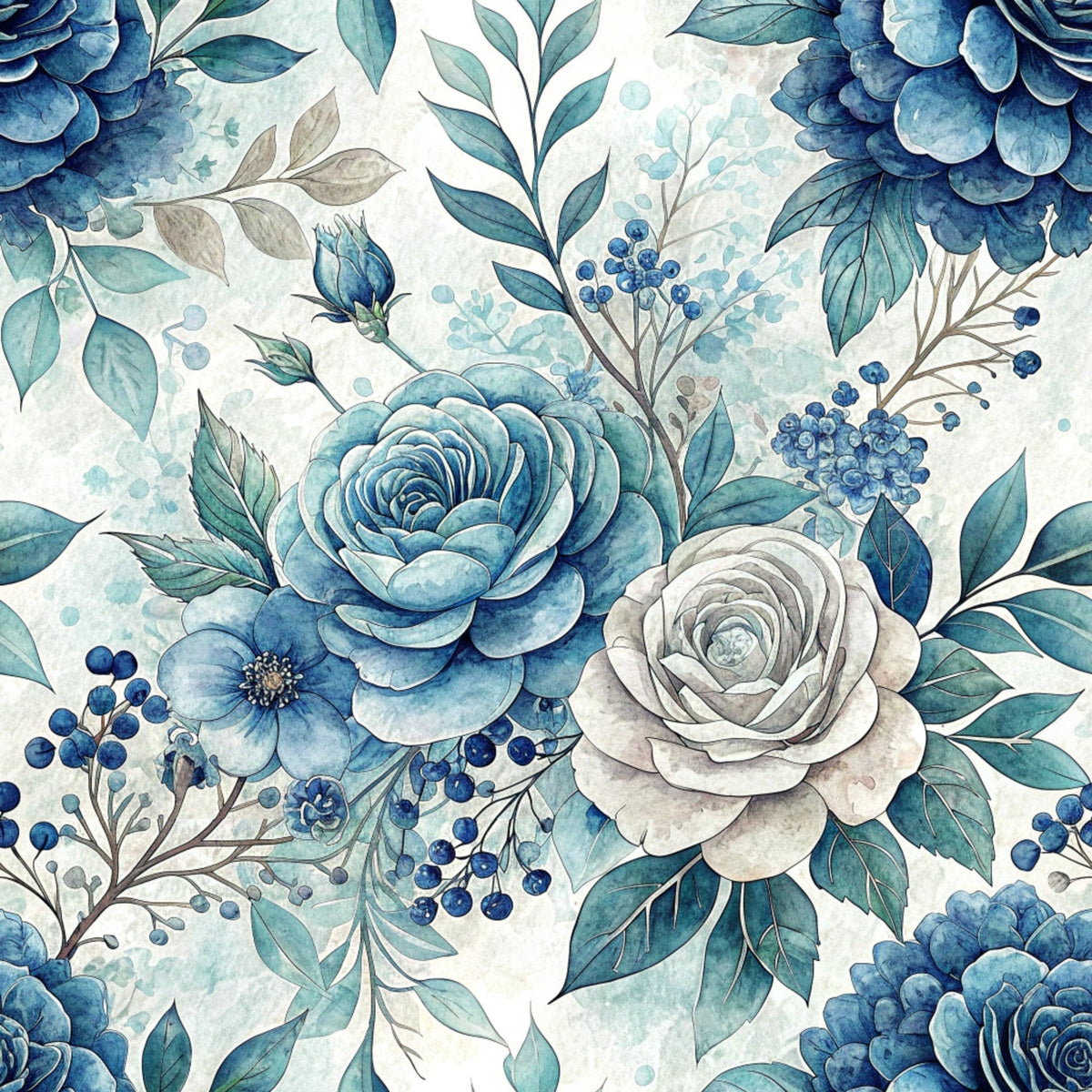 Harbor Blossoms Pattern 20 Minky Fabric