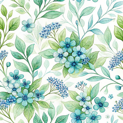 Harbor Blossoms Pattern 21 Minky Fabric