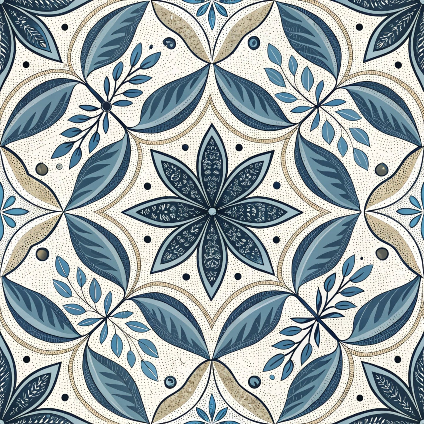 Preppy Summer Pattern 23 Quilting Cotton Fabric