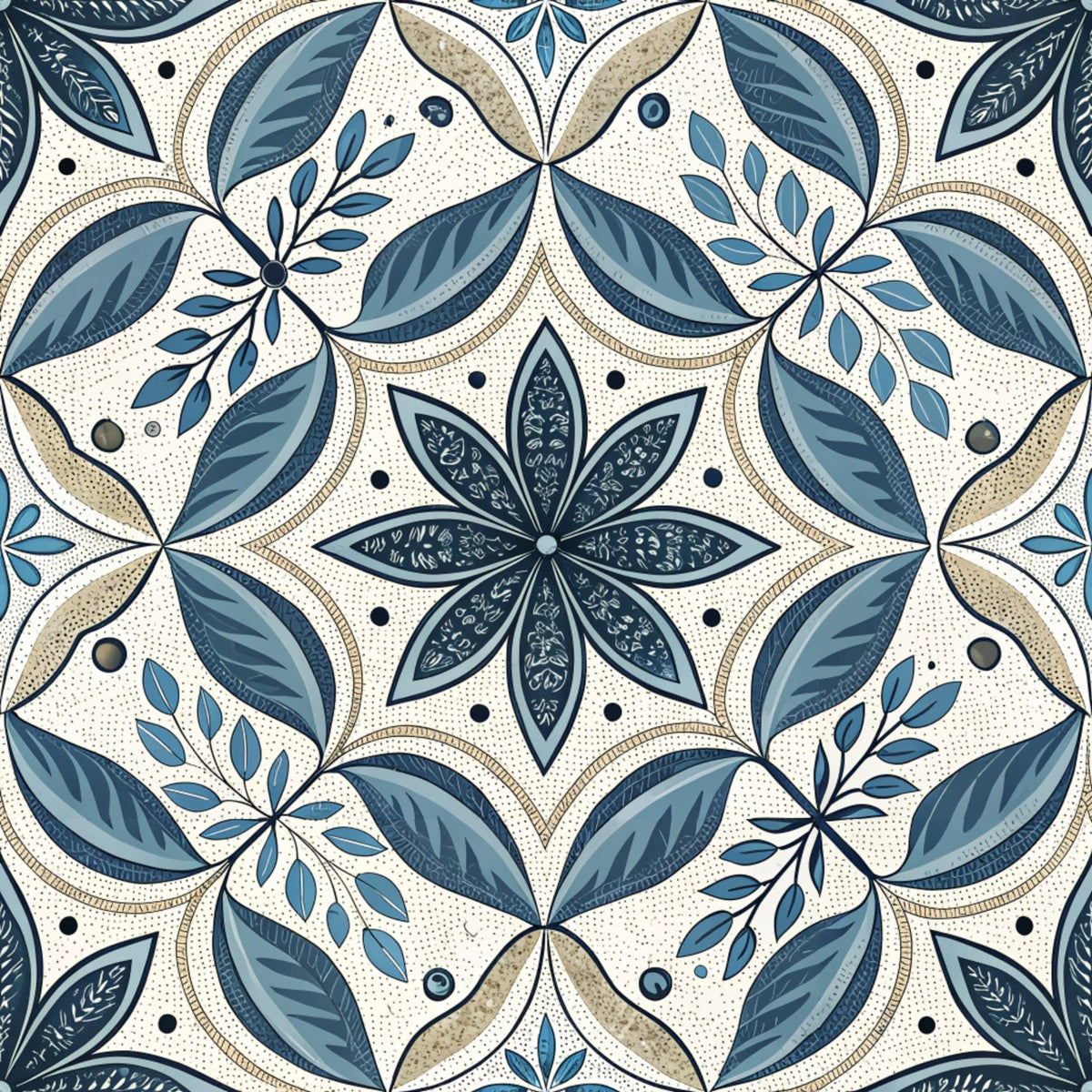 Harbor Blossoms Pattern 23 Minky Fabric