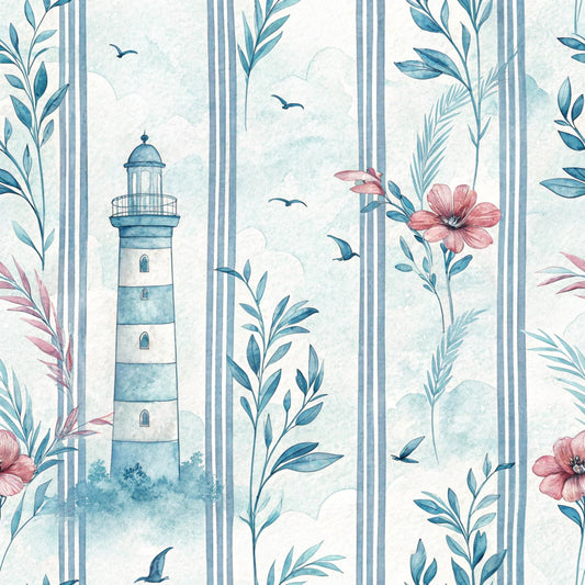 Preppy Summer Pattern 29 Quilting Cotton Fabric
