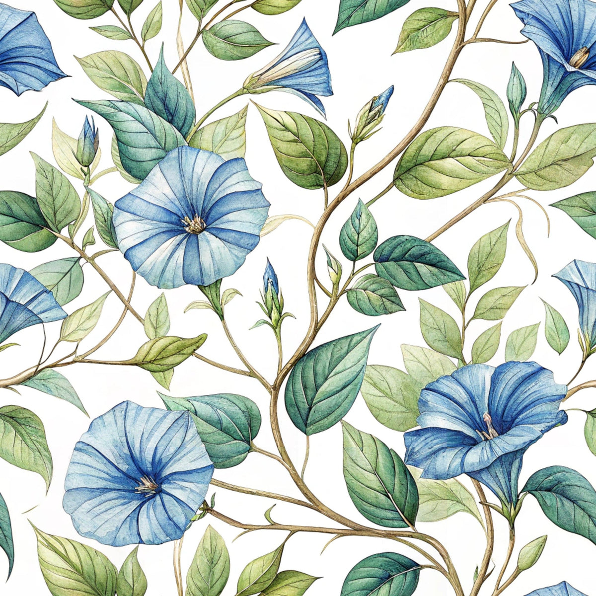 Harbor Blossoms Pattern 3 Minky Fabric