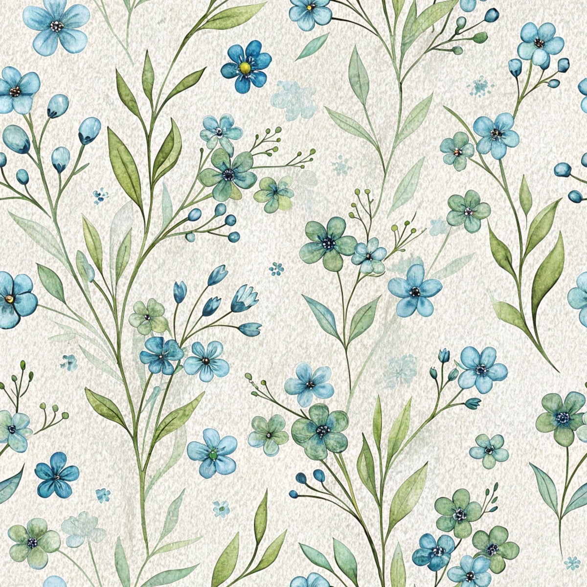 Harbor Blossoms Pattern 6 Minky Fabric