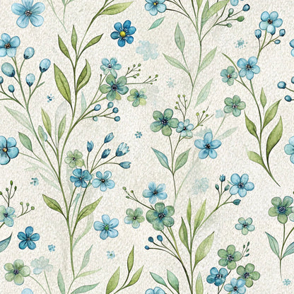 Harbor Blossoms Pattern 6 Minky Fabric