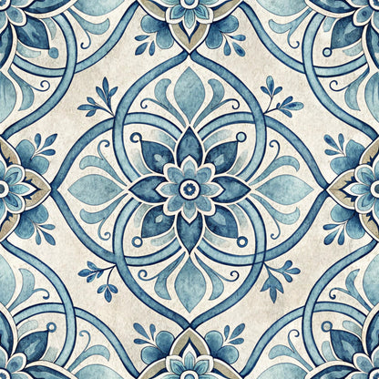 Harbor Blossoms Pattern 7 Minky Fabric